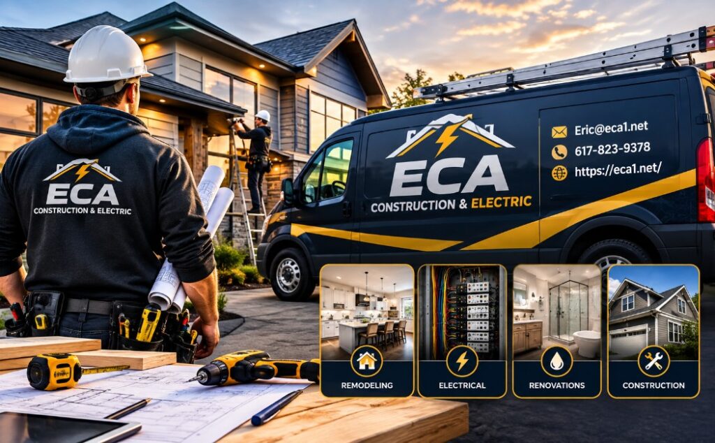 ECA Construction and Electric home remodeling team providing professional renovation services