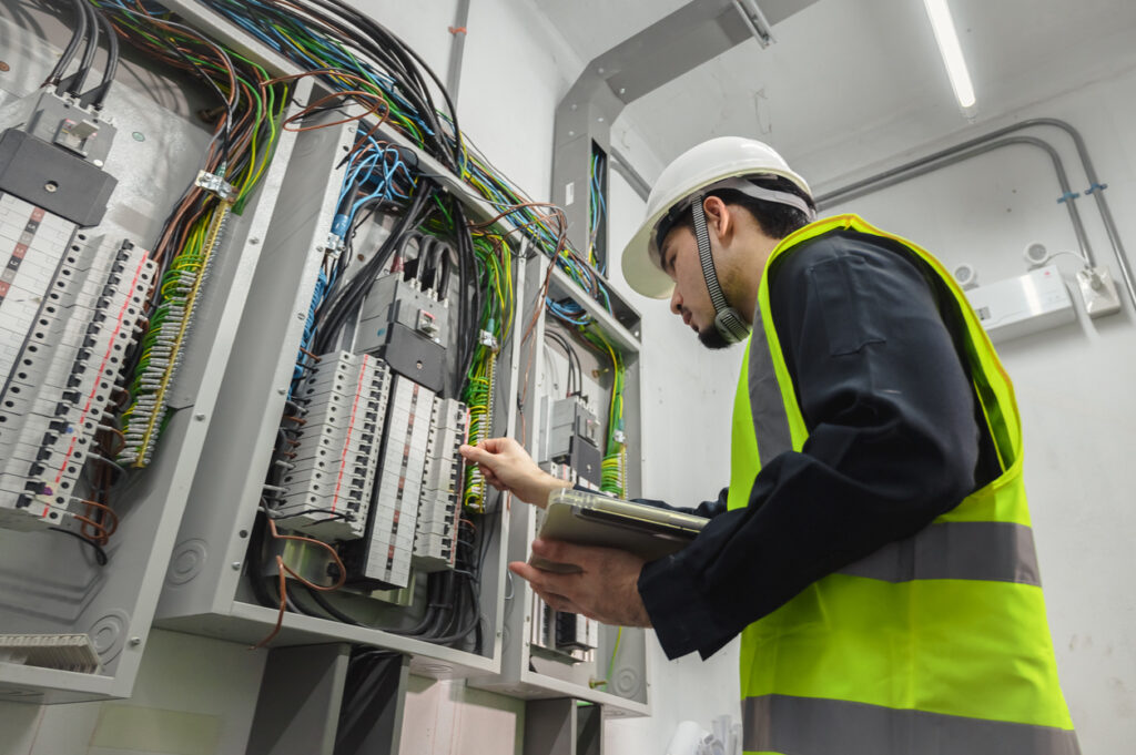 Electrical Improvement Through Wiring Inspection Electrical Improvement through circuit breaker and wiring inspection to enhance safety and reliable power distribution.